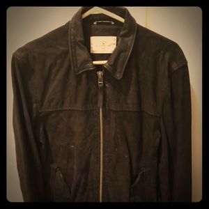 Black Suede Leather Jacket